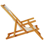 Beach Chair with Cushion 2 pcs Brown x x Solid Acacia wood 3325144