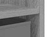 Bedside Table 2 pcs Grey Sonoma 35 x 32 x 68.5 cm 8000639