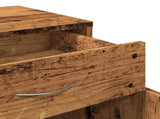 Rolling Cabinet Old Wood 45x38x54 cm Engineered Wood 856654