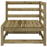 Garden Sofas Corner 2 pcs 70x70x67 cm Impregnated Wood Pine 837913