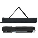 Folding Camping Bed Manual Black 62 x 194 x 42 cm Oxford fabric 42003117
