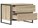 Bedside Table 2 pcs Sonoma 50 x 39.5 x 50 cm Engineered Wood 886681