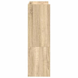 Shoe Rack Sonoma Oak 60x25x81 cm Engineered Wood 859880
