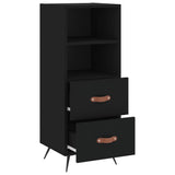 Sideboard Black 34.5x34x90 cm Engineered Wood 828637