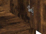 Sink Cabinet Smoked Oak 63x29x55 cm Engineered Wood 848098