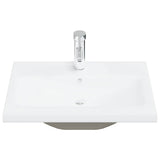4 Piece Bathroom Furniture Set Concrete Grey Engineered Wood 3324899