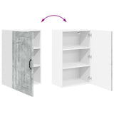 Wall Cabinet LUCCA Concrete Grey 50 x 31 x 80 cm 885038