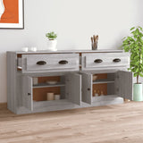 Sideboards 2 pcs Grey Sonoma Engineered Wood 3185269