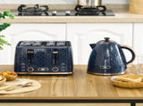 Kettle and Toaster Set, 1.7L 3000W Fast Boil Jug Kettle with Auto Shut Off, 4 Slice Toaster with 7 T3398P342983