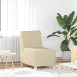 Modular Sofa Unit Armless 3 pcs Cream 55 x 74 x 82 cm Fabric 3399799
