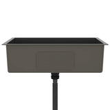Handmade Kitchen Sink Black Stainless Steel 51517