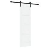 Sliding Door White 61 x 198.5 cm Solid Pine Wood 3333269