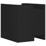 Bedside Cabinet Black 45x50x50 cm Engineered Wood 848298
