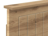 Bed Frame with Storage and Headboard Artisan Oak 180 x 200 cm 3445837