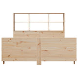Bed Frame without Mattress 150x200 cm King Size Solid Wood Pine 3323686