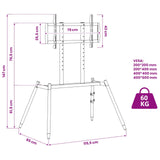 Easel TV Stand for 37-86 Inch Screen Max VESA 400x600mm 60 kg 42043007