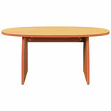 Coffee Table Wax Brown 80 x 40 x 35 cm Solid Pine Wood 873534