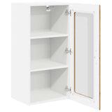 Wall Glass Cabinet LUCCA 2 pcs Artisan Oak 40 x 31 x 80 cm 885004