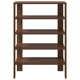 Shoe Rack Brown Oak 61x32x87.5 cm Engineered Wood 859857