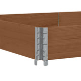 Garden Planter Brown 150x100 cm Solid Wood Pine 3295418