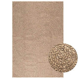 Rug ZIZUR 120x170 cm Jute Look Indoor and Outdoor 364839