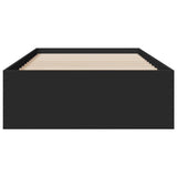 Bed Frame with Drawers without Mattress Black 75x190 cm Small Single 3280441