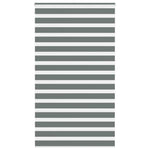 ZNTS Zebra Blind Dark Grey 120x200 cm Fabric Width 115.9 cm Polyester 4014161