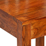 Dining Chair Set of 6 Brown Solid acacia wood Standard Durable 275274