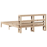Bed Frame without Mattress 120x190 cm Small Double Solid Wood Pine 3305710