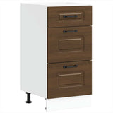 Kitchen Base Cabinet Kalmar Brown Oak Engineered Wood 854247