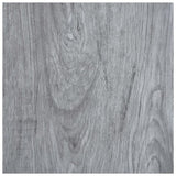Self-adhesive Flooring Planks 5.11 m PVC Light Grey 146241