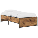 Bed Frame Old Wood 80 x 200 cm Engineered Wood 8009097
