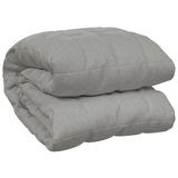 ZNTS Weighted Blanket Grey 155x220 cm 11 kg Fabric 350723