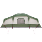 ZNTS Family Tent with Porch Dome 9-Person Green Waterproof 4009584