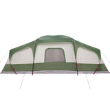 ZNTS Family Tent with Porch Dome 9-Person Green Waterproof 4009584