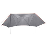 Car Tent Grey and Orange 350 x 250 cm Polyester and Steel 42028553
