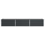 Planter Anthracite 290 x 50 x 45 cm Galvanised Steel 42018206