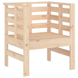 Garden Chairs 2 pcs 61.5x53x71 cm Solid Wood Pine 825128
