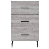 Bedside Cabinet Grey Sonoma 40x40x66 cm Engineered Wood 827682