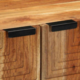 Sideboard with Shelf Brown 60 x 33 x 75 cm Solid Mango Wood 4017782