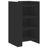 Sideboard Black 45x35x75 cm Engineered Wood 848382