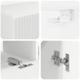 TV Wall Cabinet Set 6 pcs White 3408952