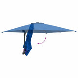 Garden Parasol 248.5 x 247.5 x 160 cm Polyester and Steel 42003242