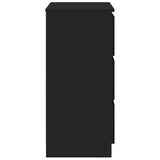 Sideboard Black 60x35x76 cm Engineered Wood 801383