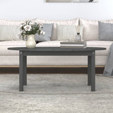 Coffee Table Grey 110x55x45 cm Solid Wood Pine 822344