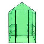 ZNTS Walk-in Greenhouse with 4 Shelves 41545