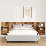 Headboard with Cabinet 3 pcs Old Wood Engineered Wood 3415675