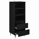 Highboard Black Oak 40 x 36 x 110 cm Engineered Wood 882734