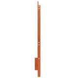 Headboard Wax Brown 135 cm Solid Wood Pine 844283