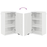 Bathroom Furniture Set High Gloss White Engineered wood, Metal 3393117